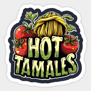 Mexican food hot tamales Sticker